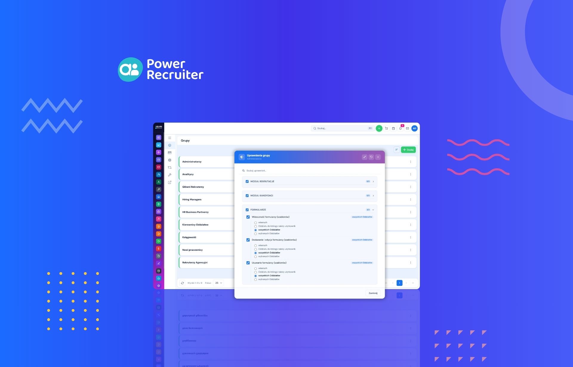 Kto powinien widzieć dane kandydatów? Uprawnienia w AI Power Recruiter